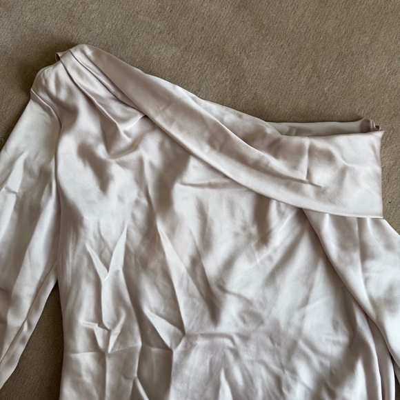 Simkhai Alice Draped One Shoulder Top in Champagne, size S, NWT - Picture 3 of 8
